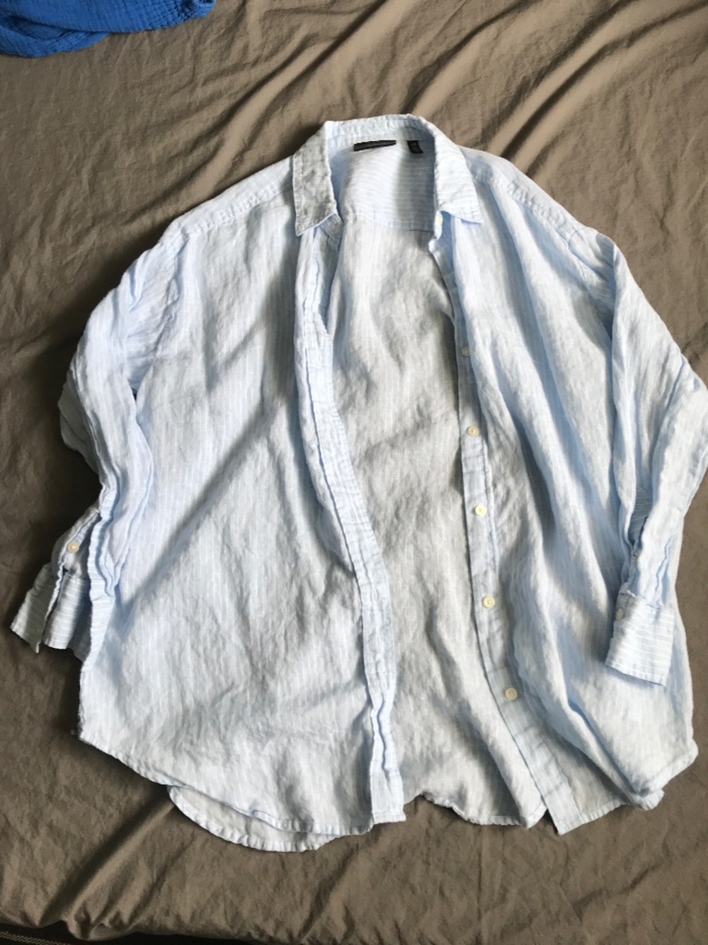 100% linen longline shirt